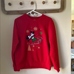 Red Disney Mickey Mouse Holiday Sweater